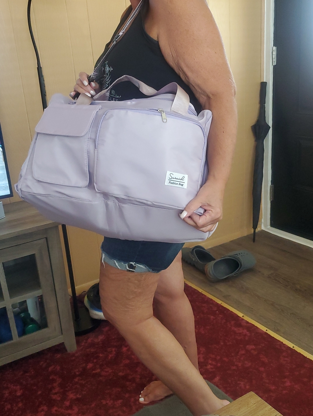 Lavender Weekend Duffle/Yoga Bag New